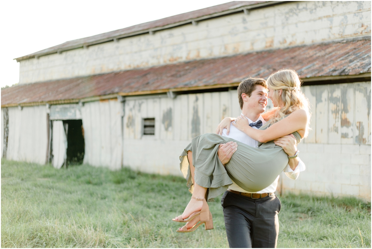 Greenville, SC Rustic Engagement Session