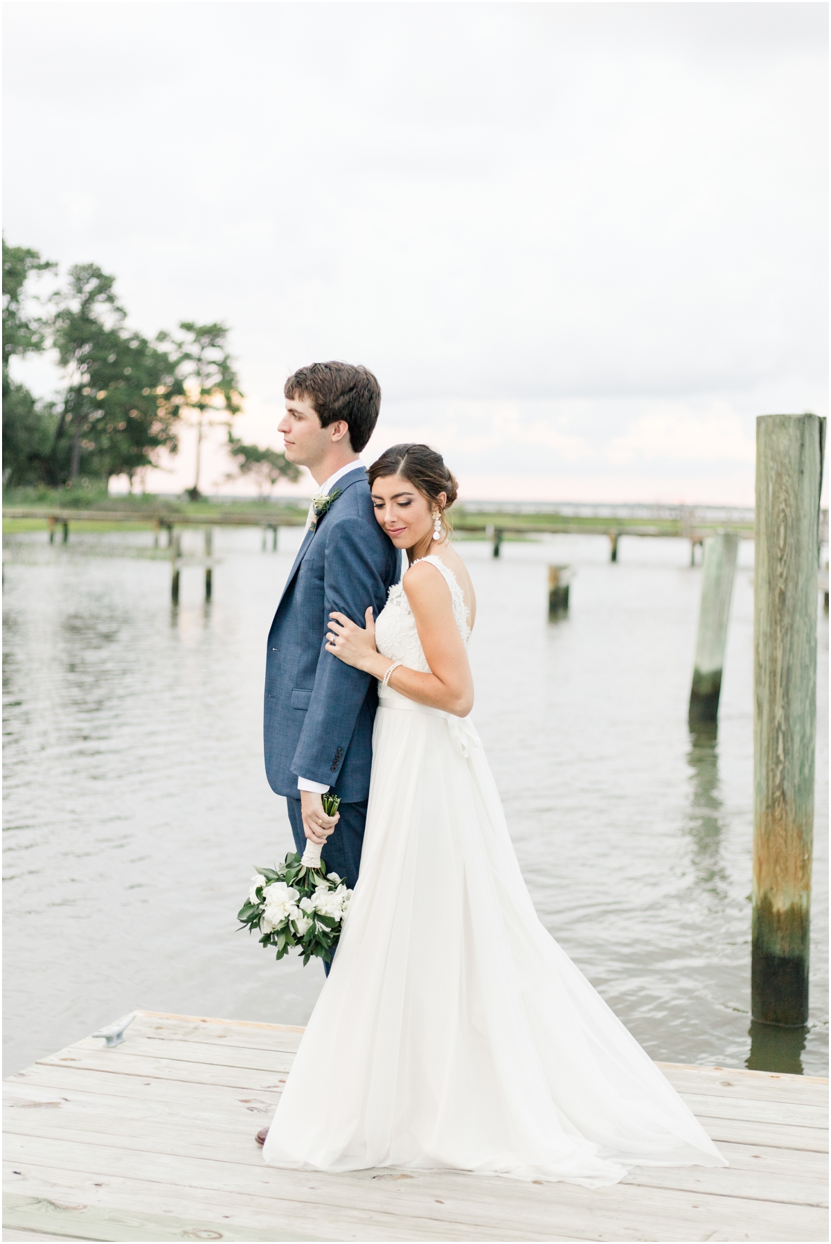 Coastal Lucy Creek Dockhouse Wedding in Beaufort, SC l Sprinkle Photography