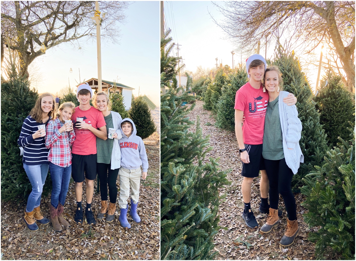 Christmas Tree Lot Spartanburg SC l December Tradition l Sprinkle Photography