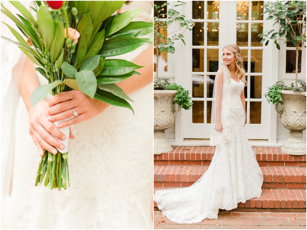 Fall bridal session at the Duncan Estate in Spartanburg SC