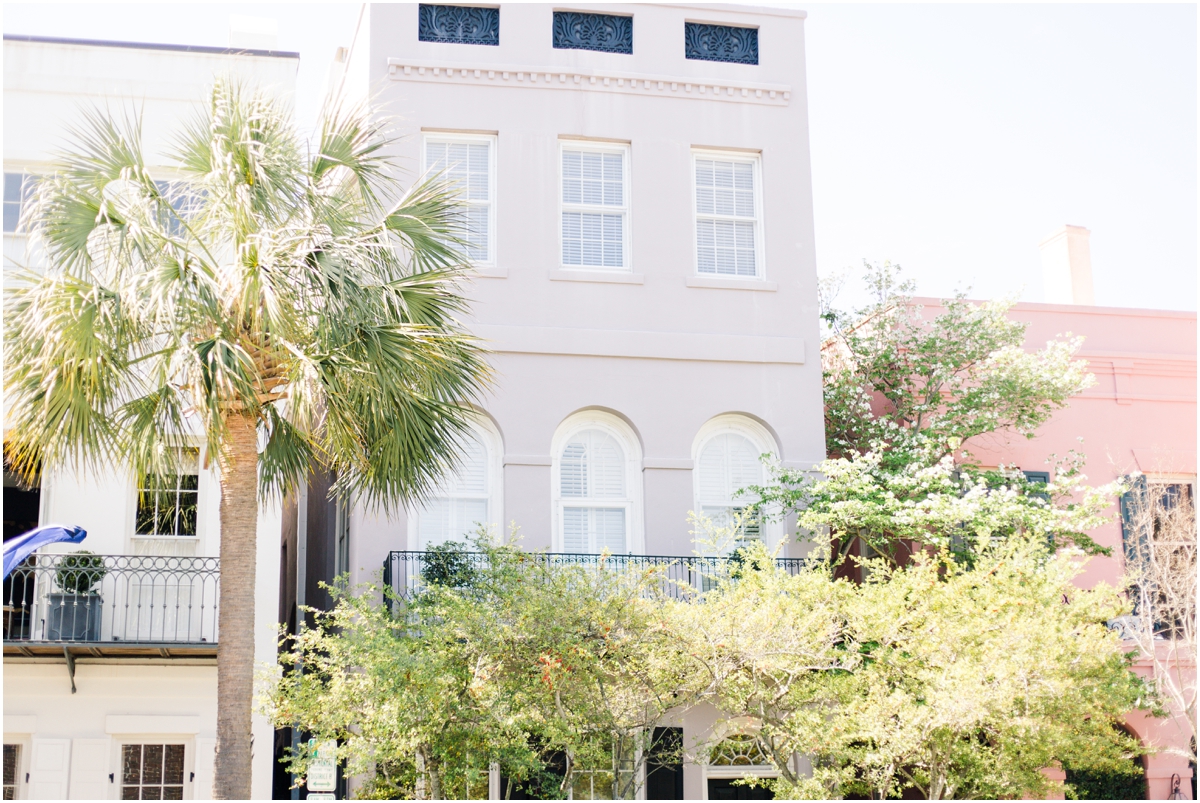 Colorful buildings in downtown Charleston, South Carolina | Jacqueline & Laura