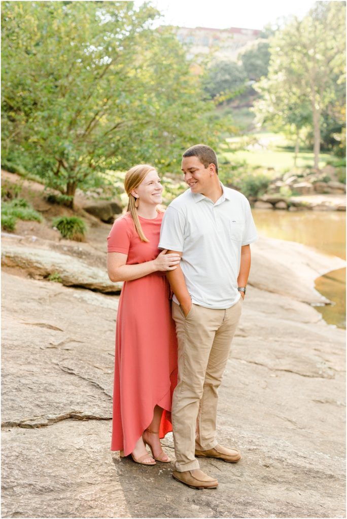 Falls Park Engagement Session | Greenville Wedding Photography