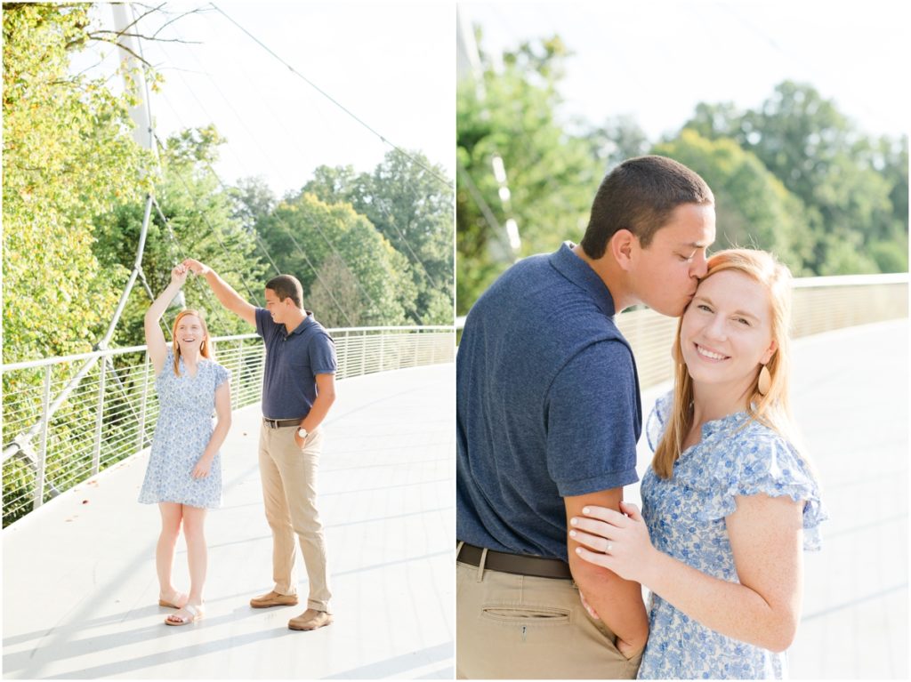 Falls Park Engagement Session | Greenville Wedding Photography