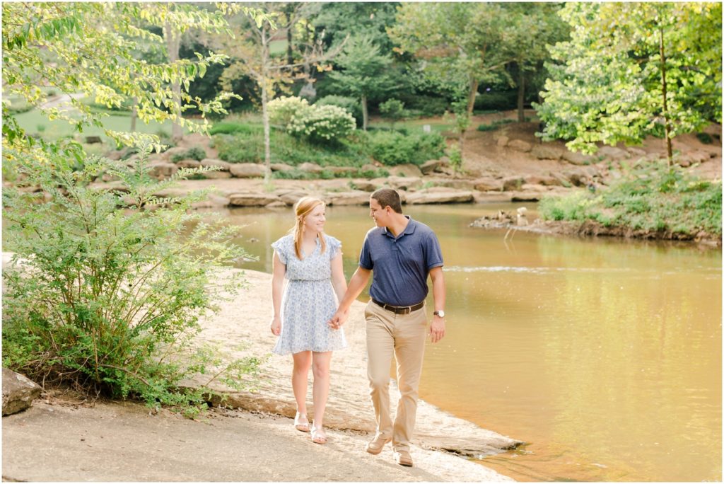 Falls Park Engagement Session | Greenville Wedding Photography
