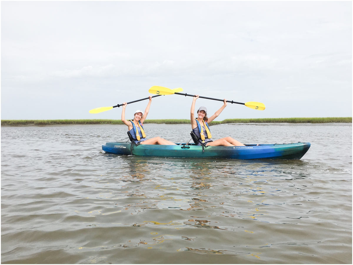 Kayaking at Walkers Landing on Amelia Island FL | Summer 2020 | Jacqueline & Laura