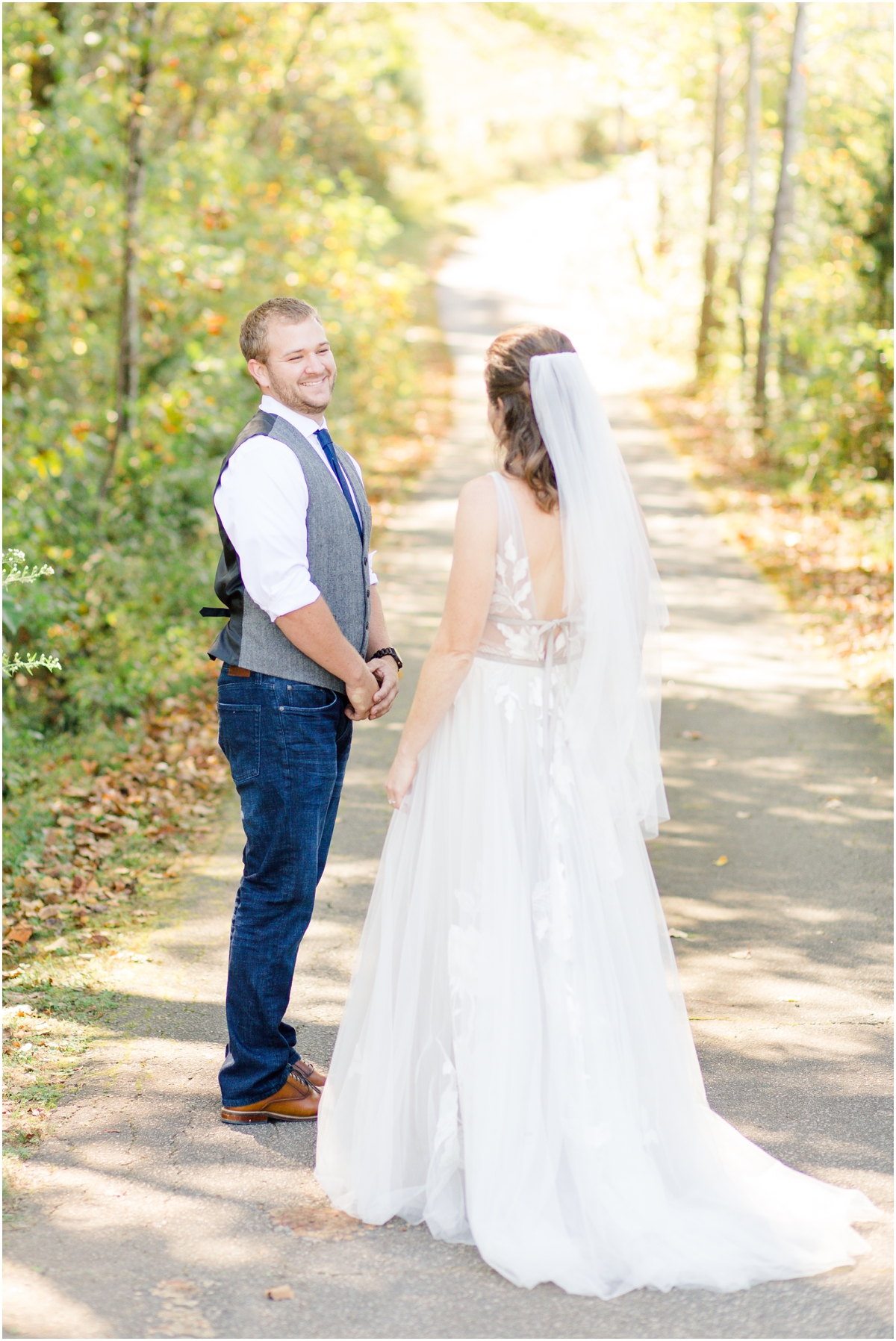 October fall wedding at Greenbrier Farms in Easley SC Greenville Wedding Photographer