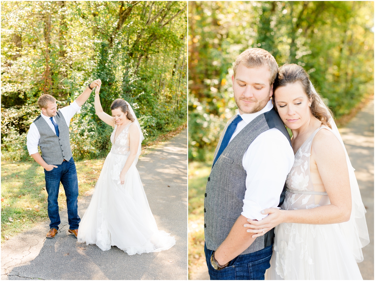 October fall wedding at Greenbrier Farms in Easley SC Greenville Wedding Photographer