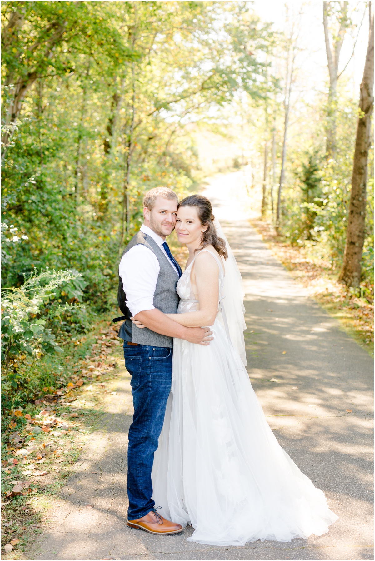 October fall wedding at Greenbrier Farms in Easley SC Greenville Wedding Photographer