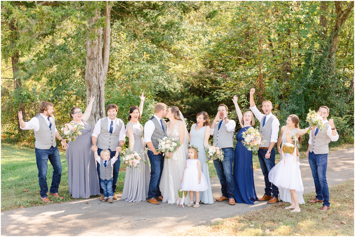 October fall wedding at Greenbrier Farms in Easley SC Greenville Wedding Photographer