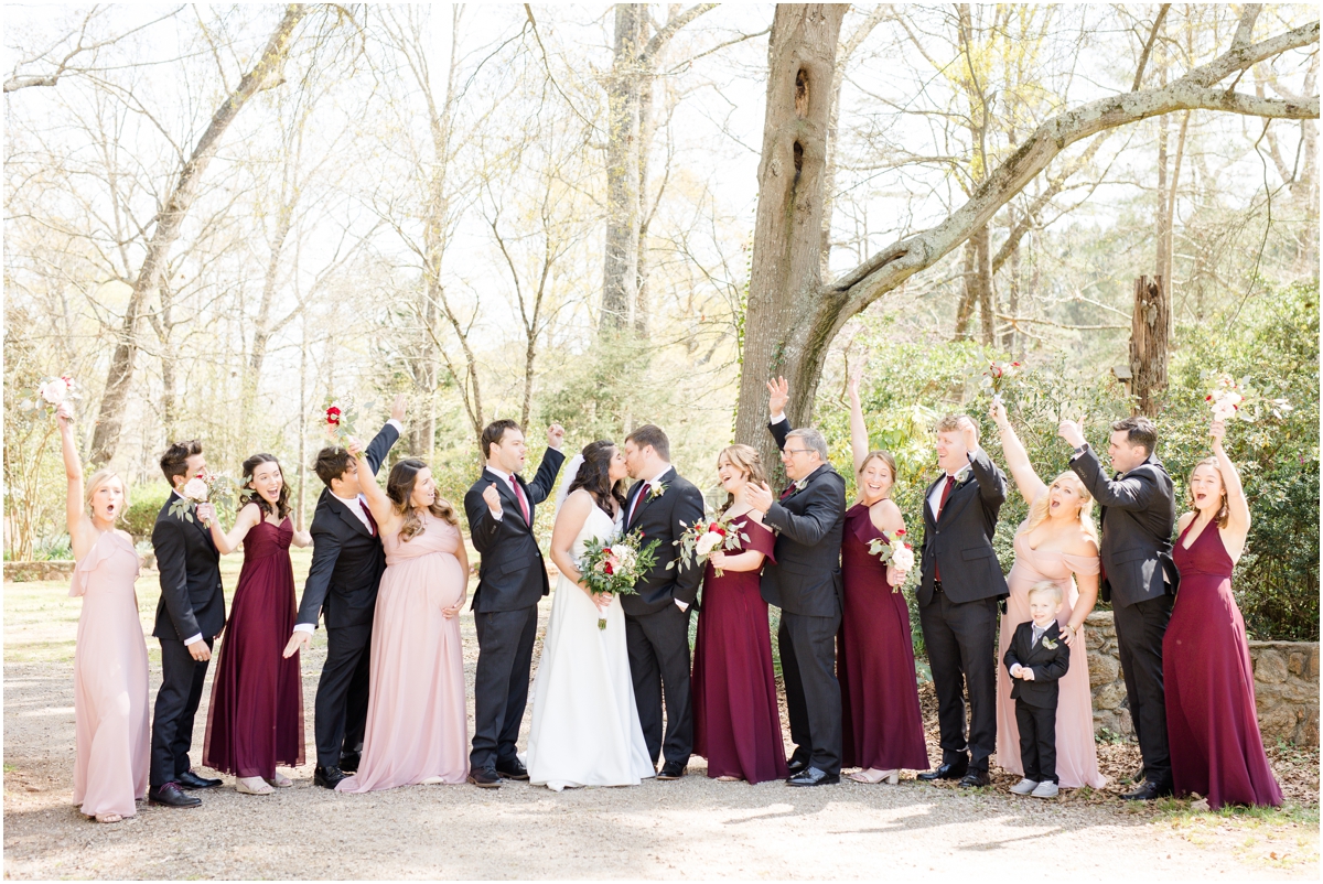 Spring wedding at Historic Hopkins Farm in Simpsonville SC