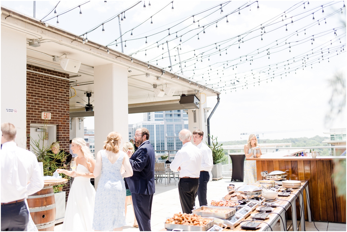 Up on the roof wedding in greenville | greenville wedding photographer