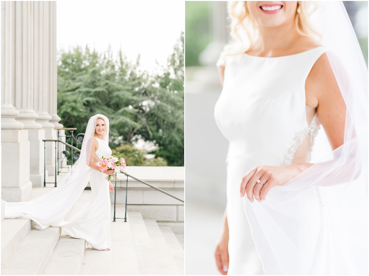 state house bridal session in Columbia sc