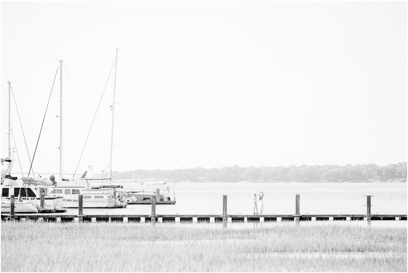 Bay Street Engagement Session in Beaufort, SC