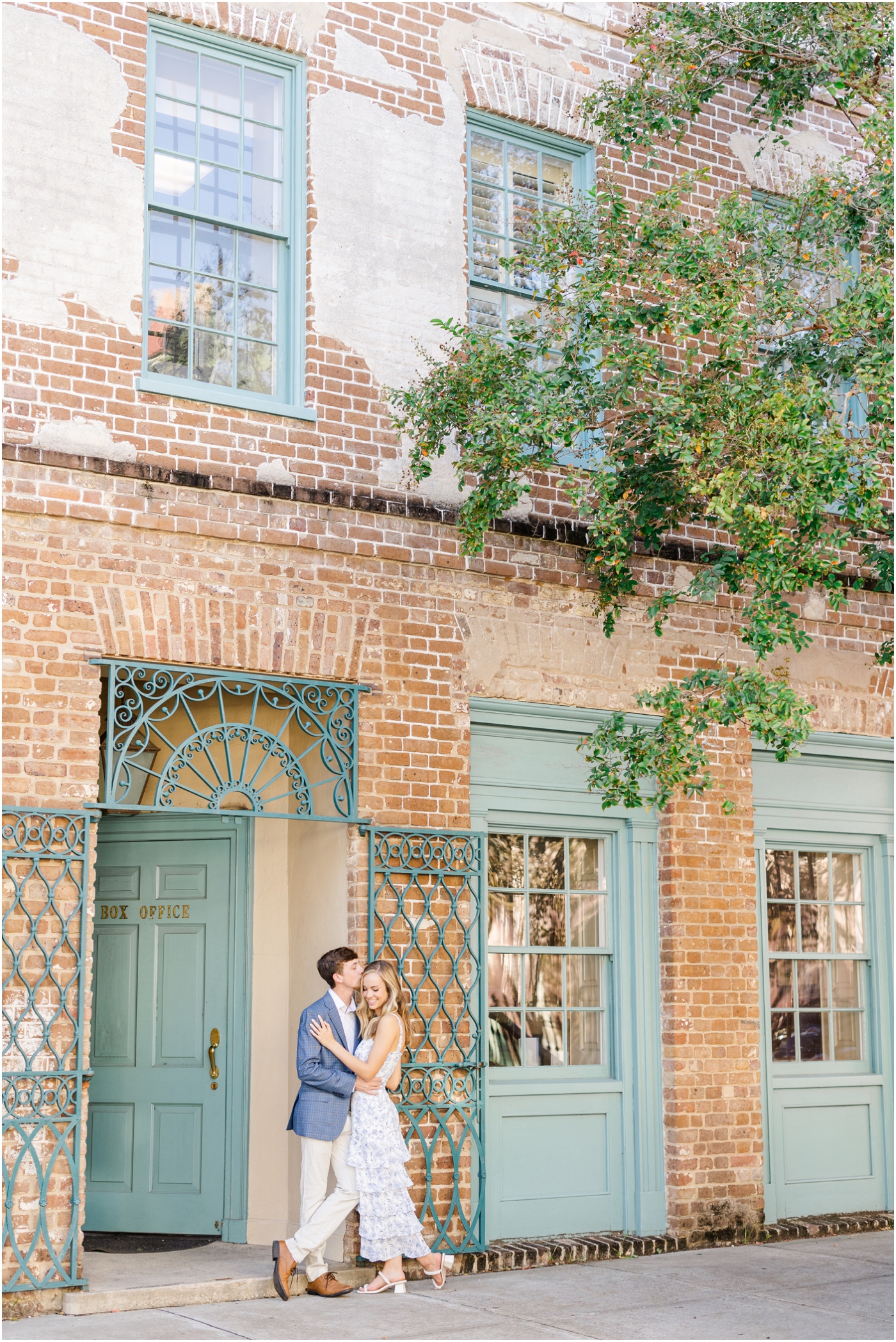 Chalmers St engagement photos in Charleston, South Carolina