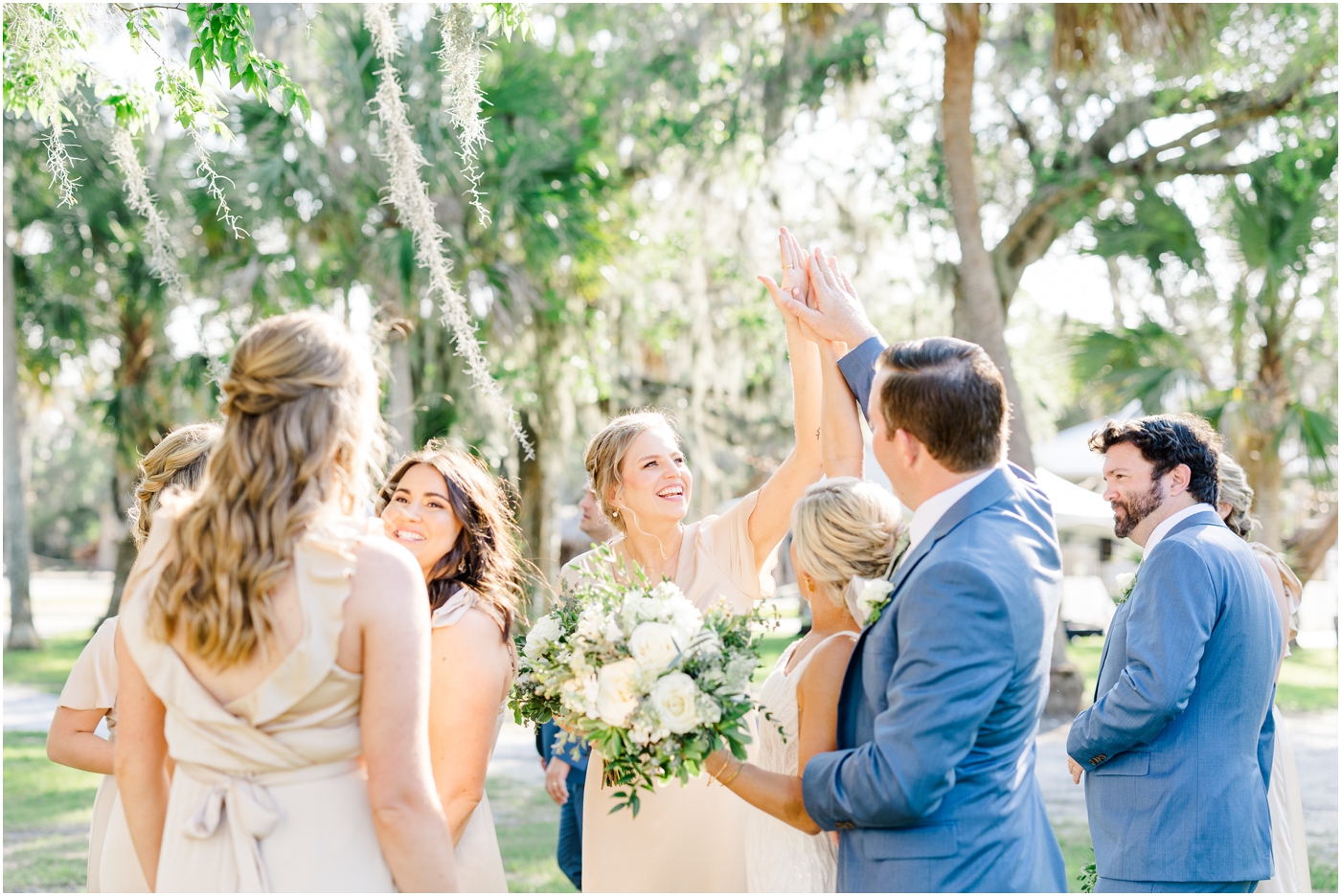 wedding ceremony at the fountain of youth | St Augustine Florida Wedding Photographer