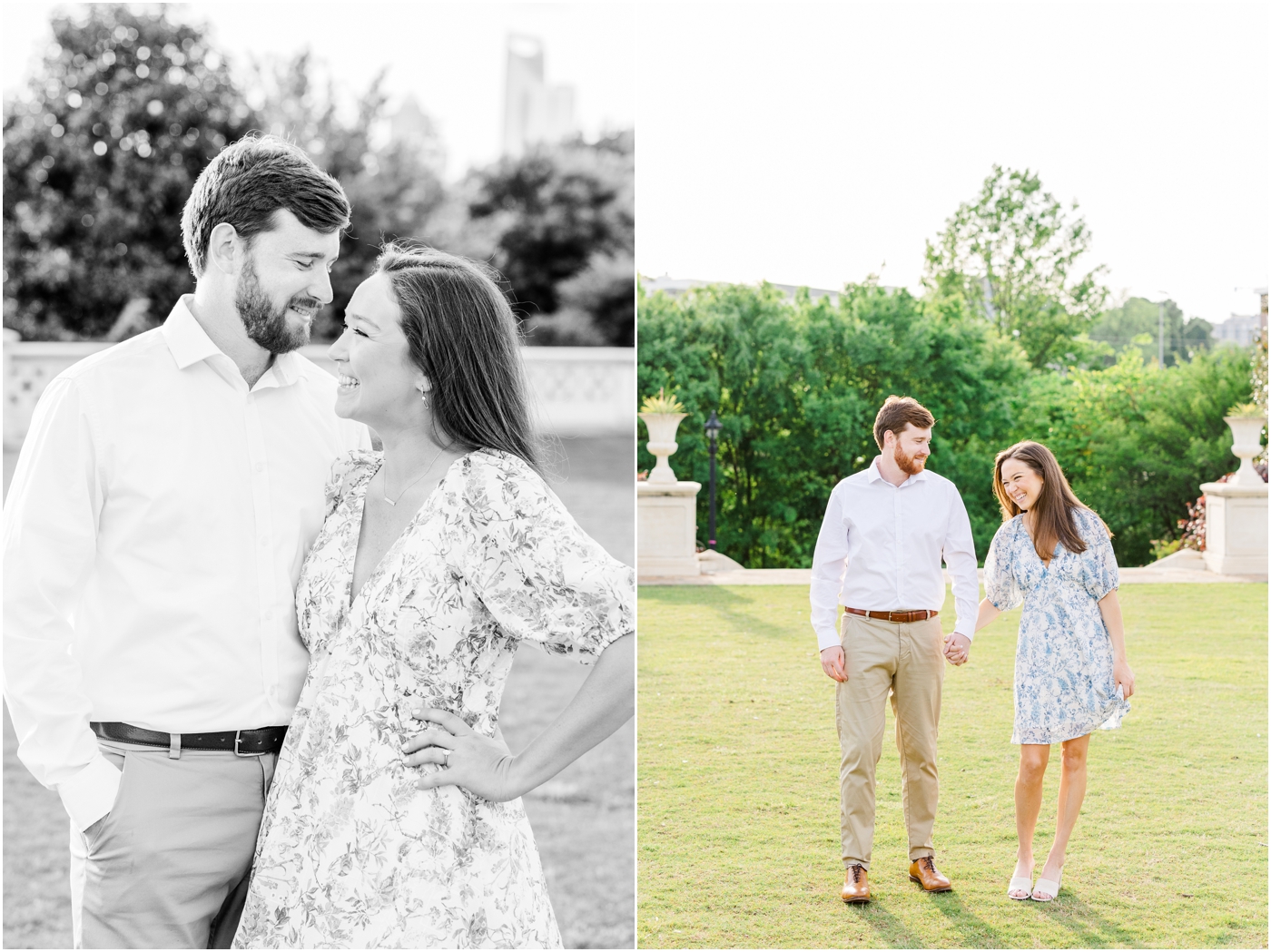 Midtown Park Engagement Session in Charlotte NC