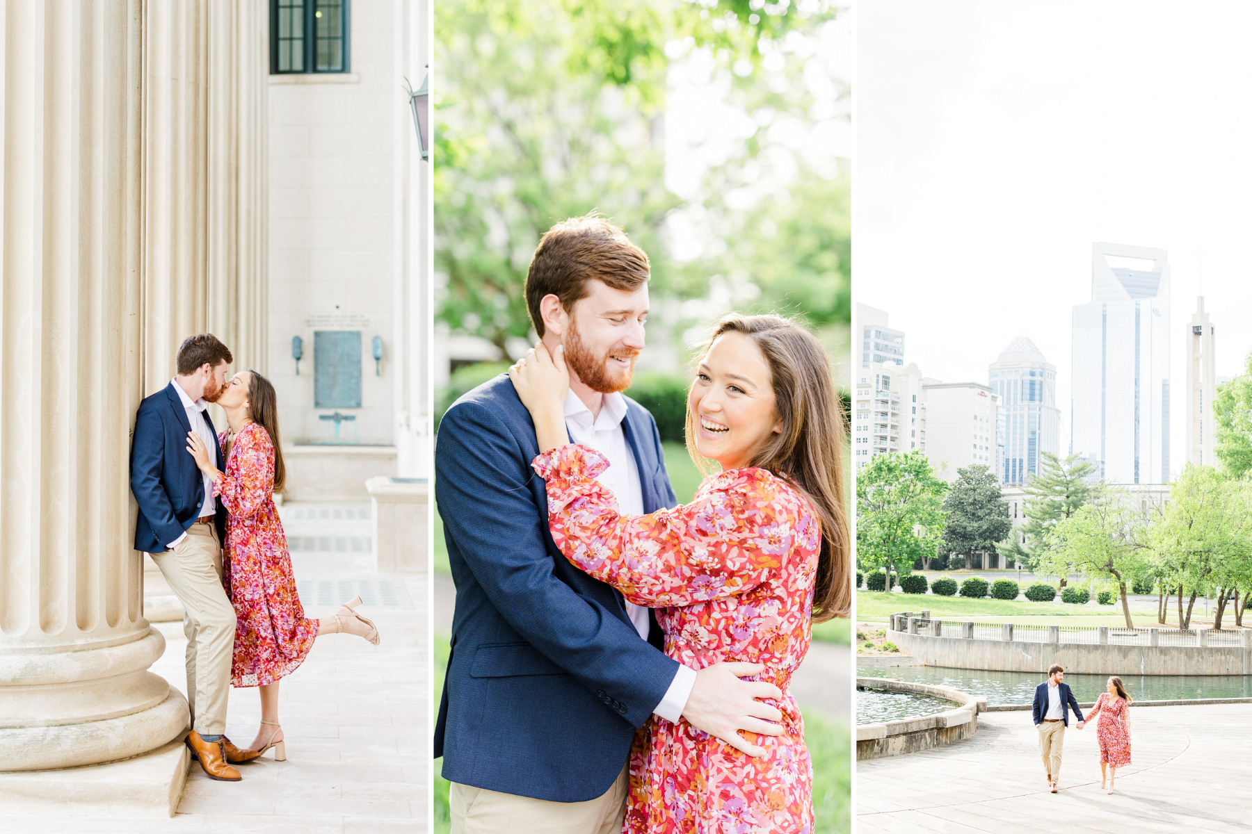 Marshall Park engagement session in Charlotte nc