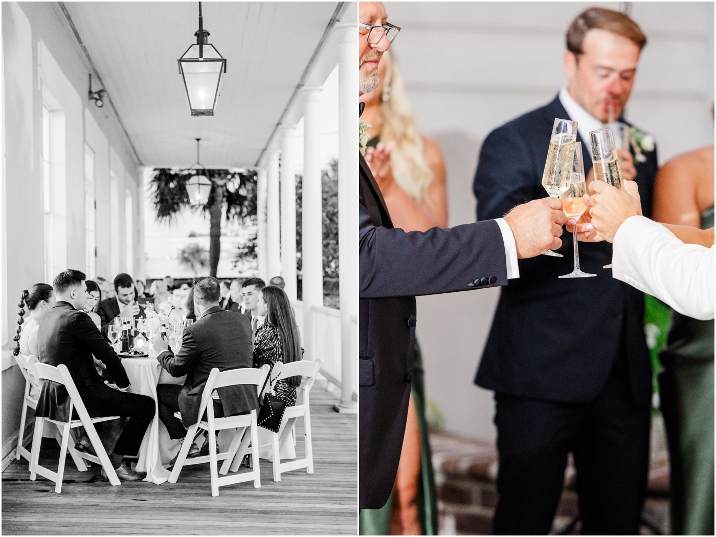 wedding reception at the Gadsden House in Charleston