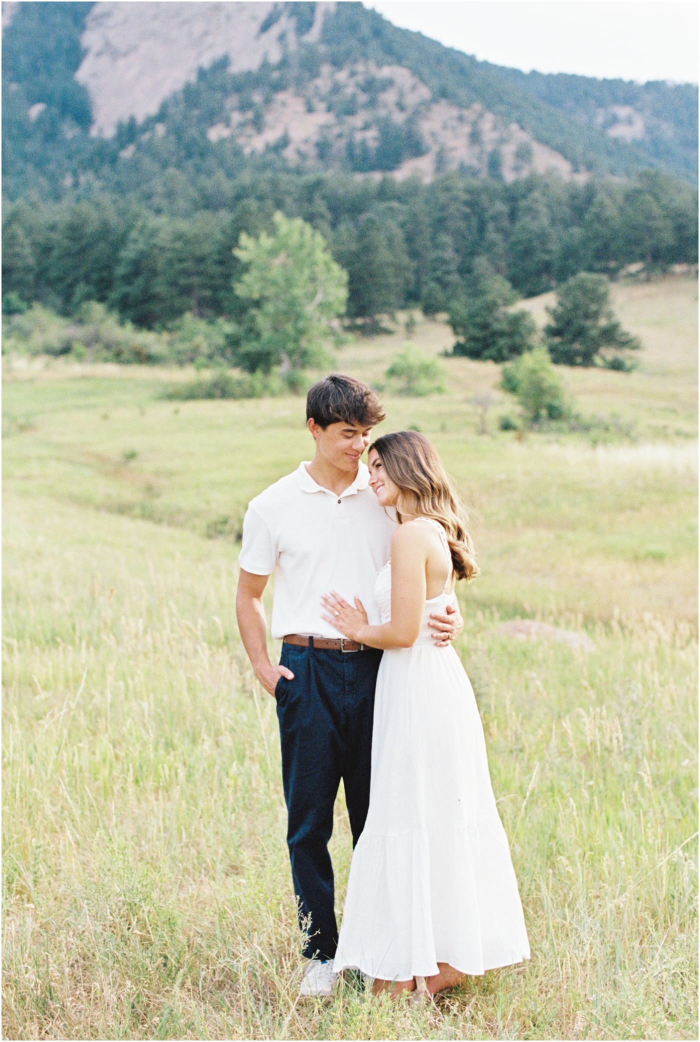 Colorado engagement session on film