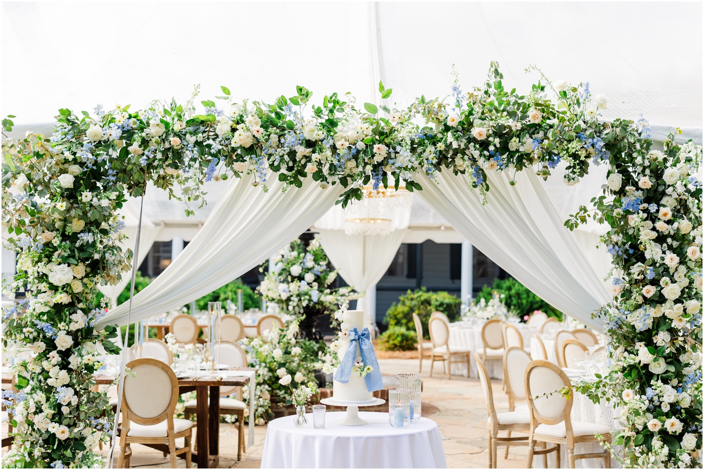 Tented Reception Wedding at Legare Waring House Designed by Intrigue Events