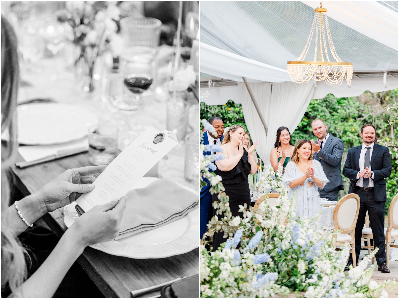 Tented Reception Wedding at Legare Waring House 