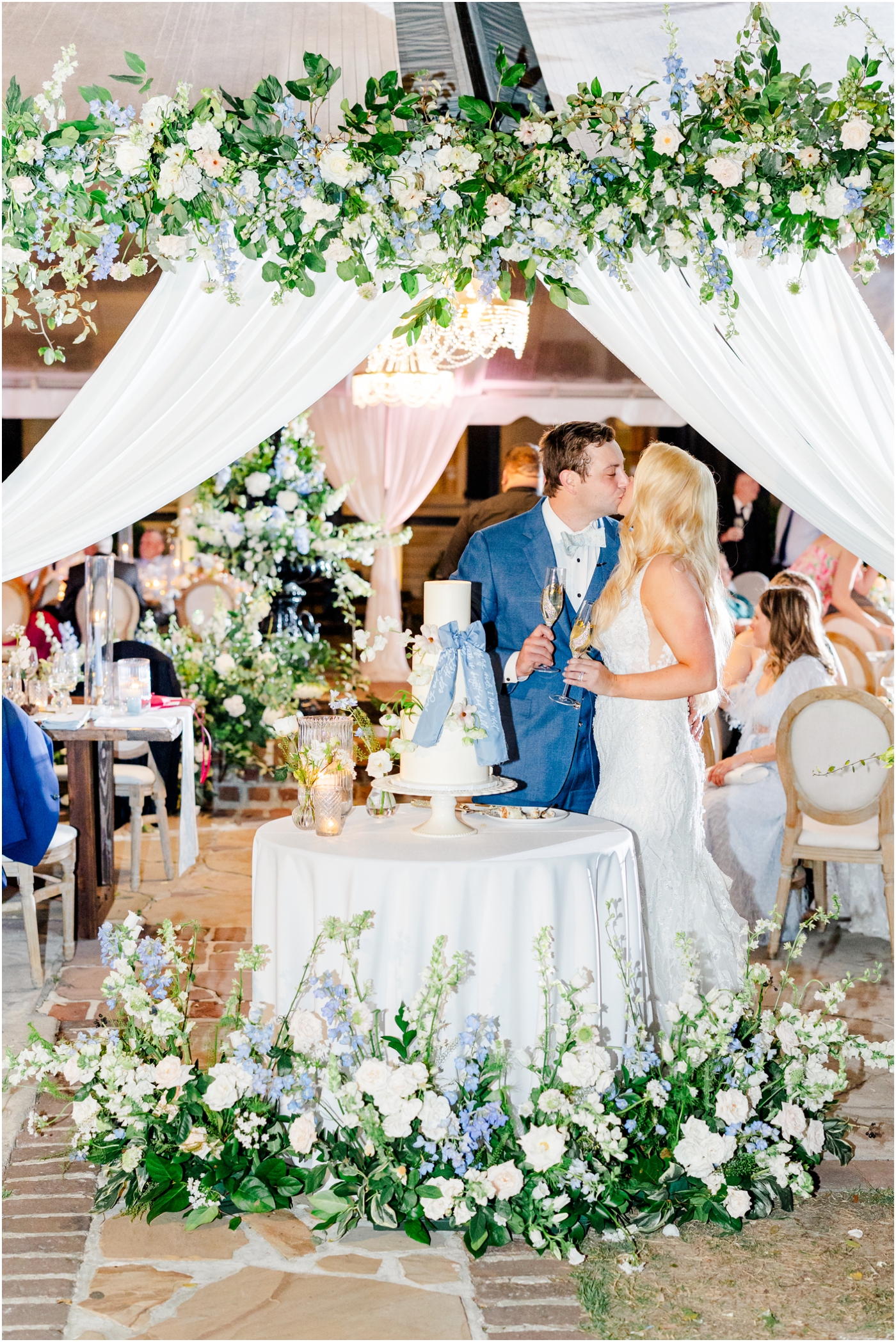 Tented Reception Wedding at Legare Waring House Designed by Intrigue Events