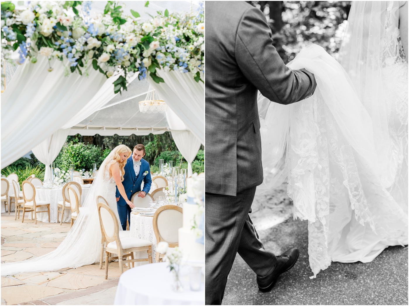 Tented Reception Wedding at Legare Waring House Designed by Intrigue Events