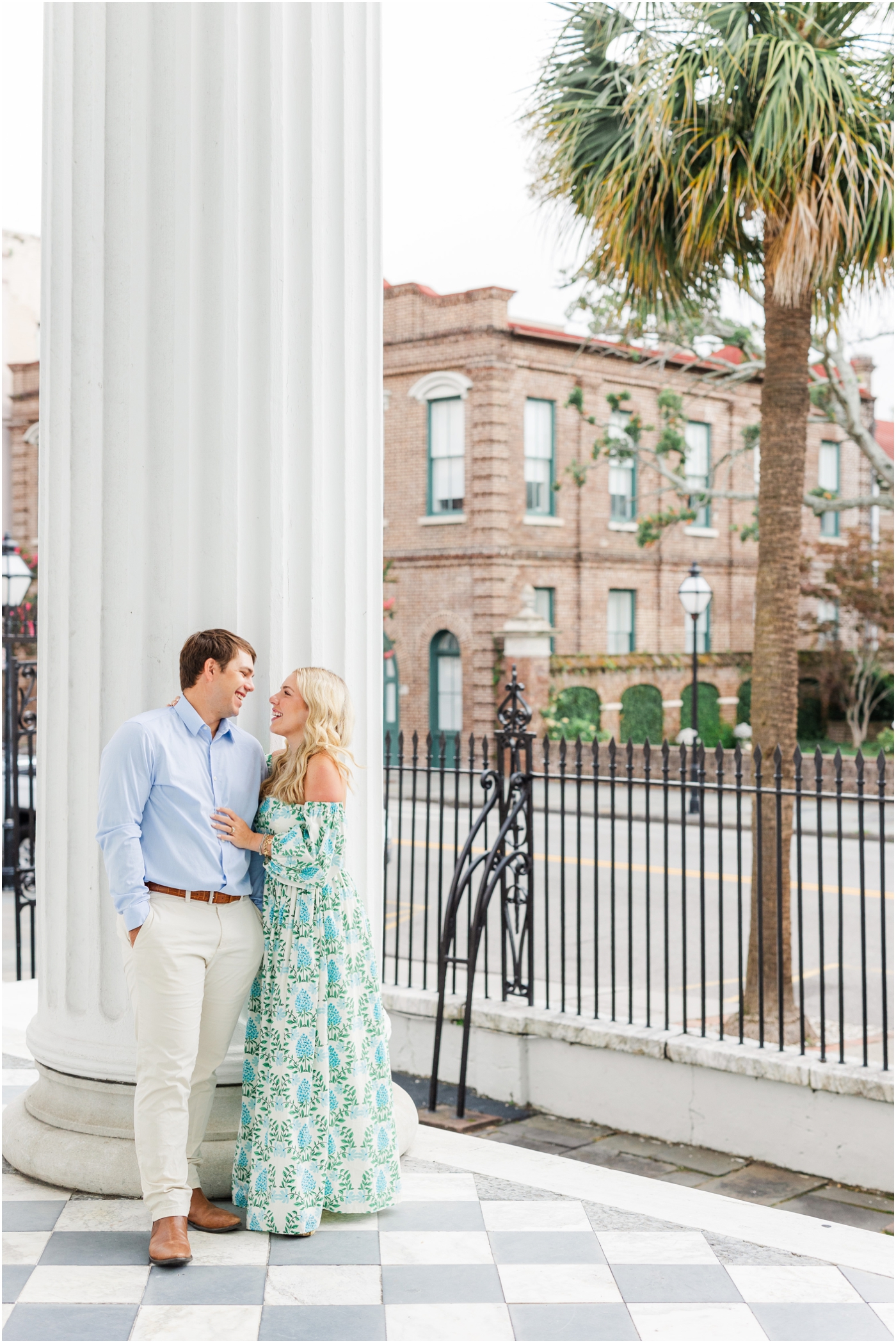 folly beach engagement session