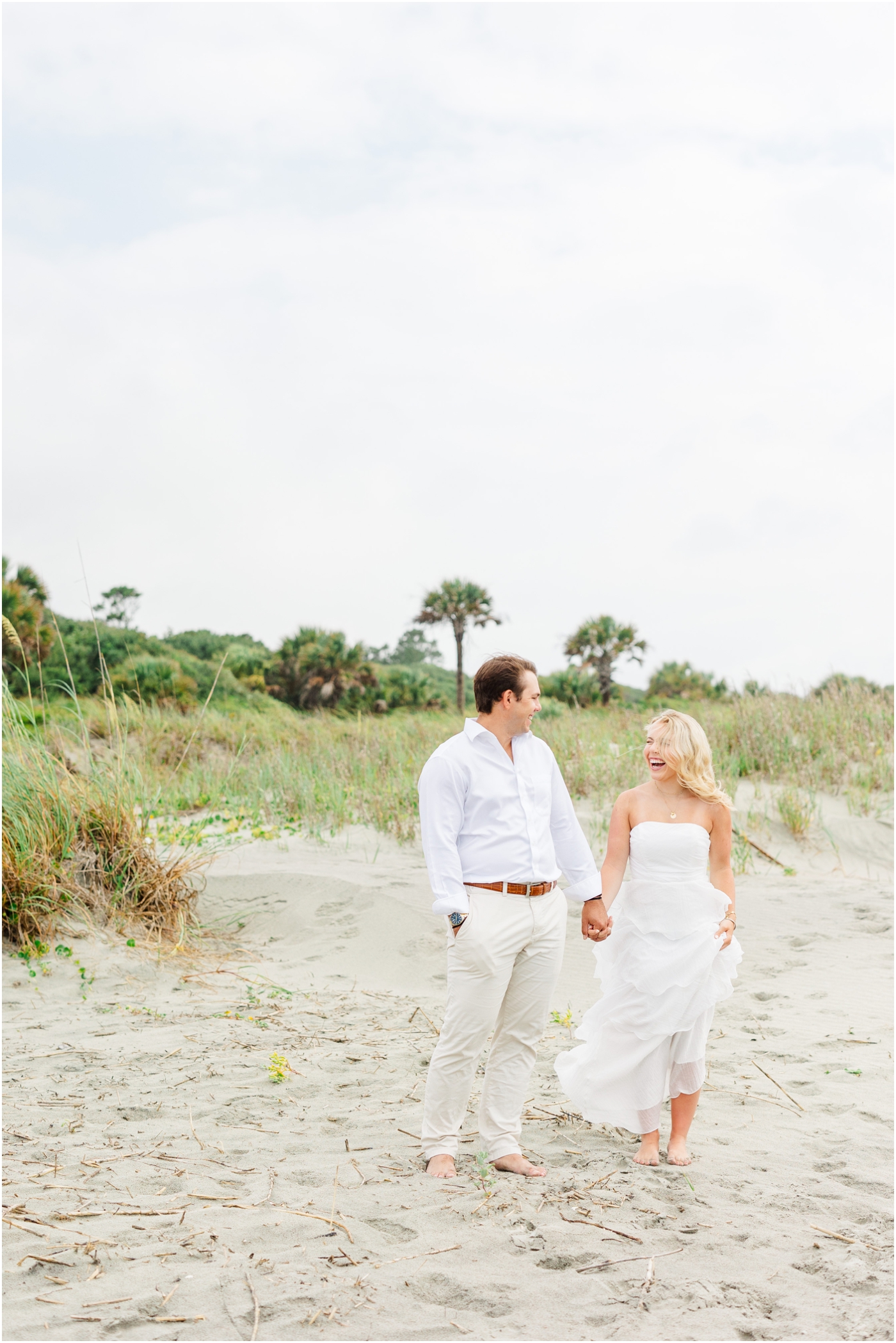 folly beach engagement session