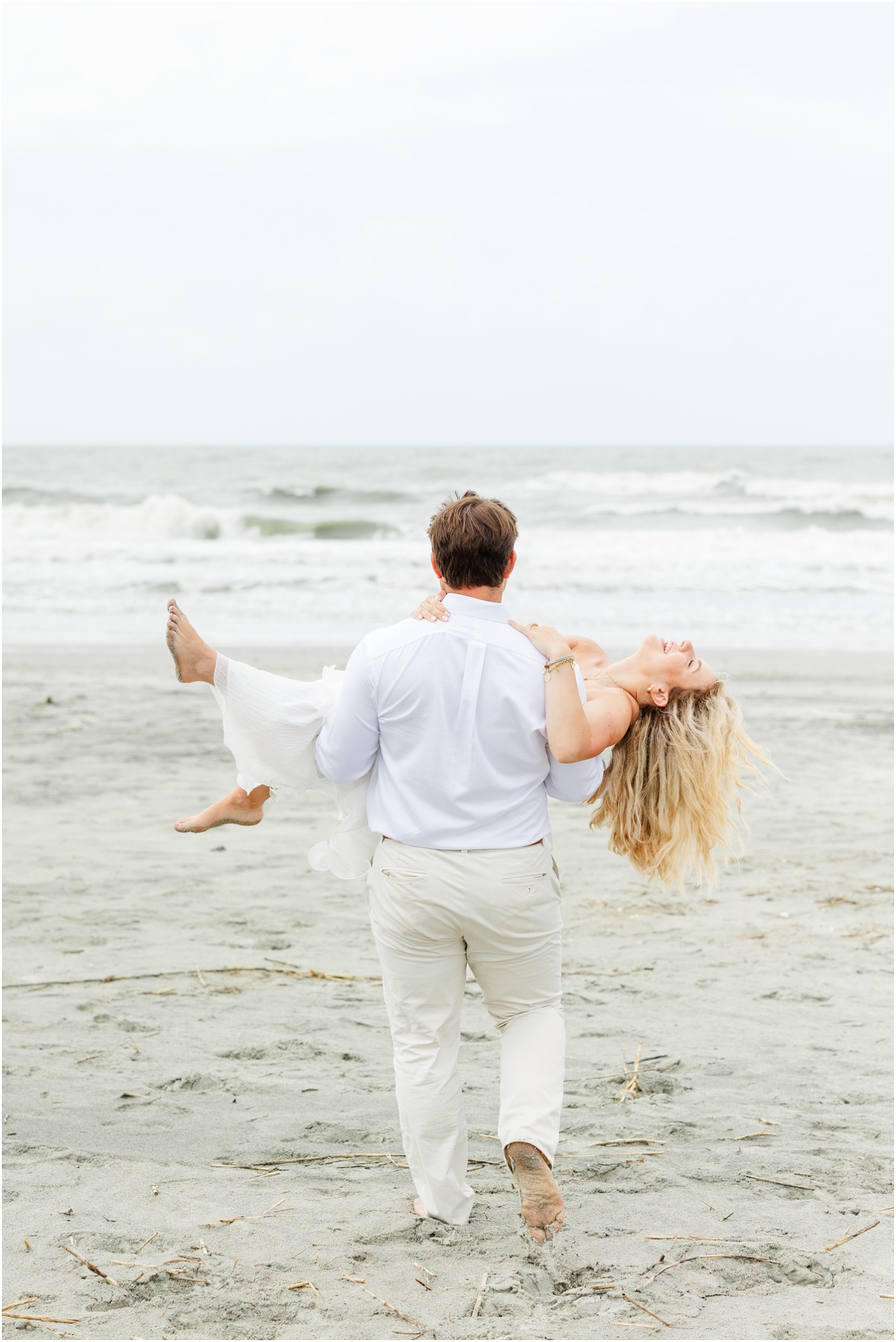 folly beach engagement session