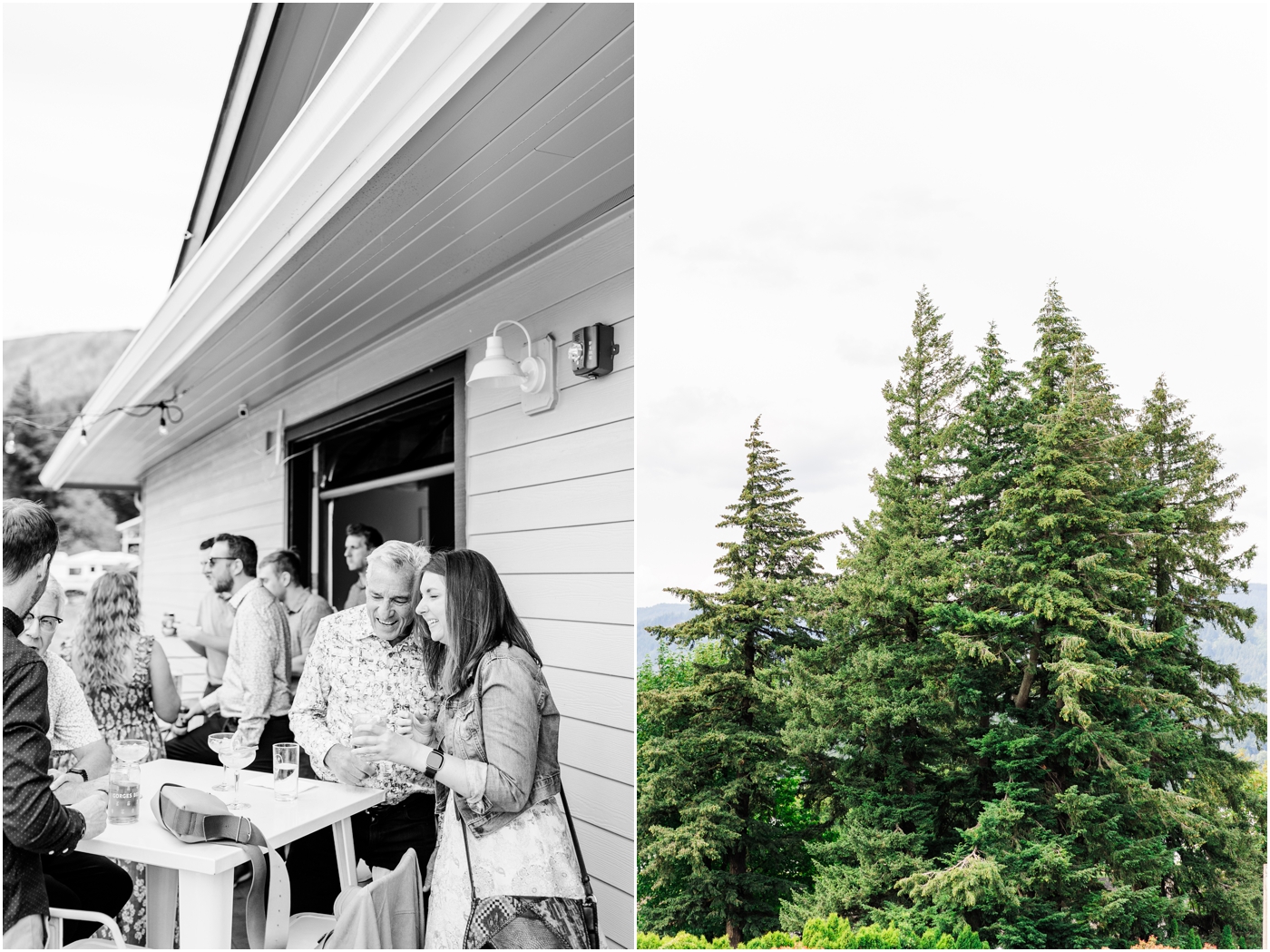 Wedding Weekend Welcome Party in Cascade Locks, Oregon at the Gorges