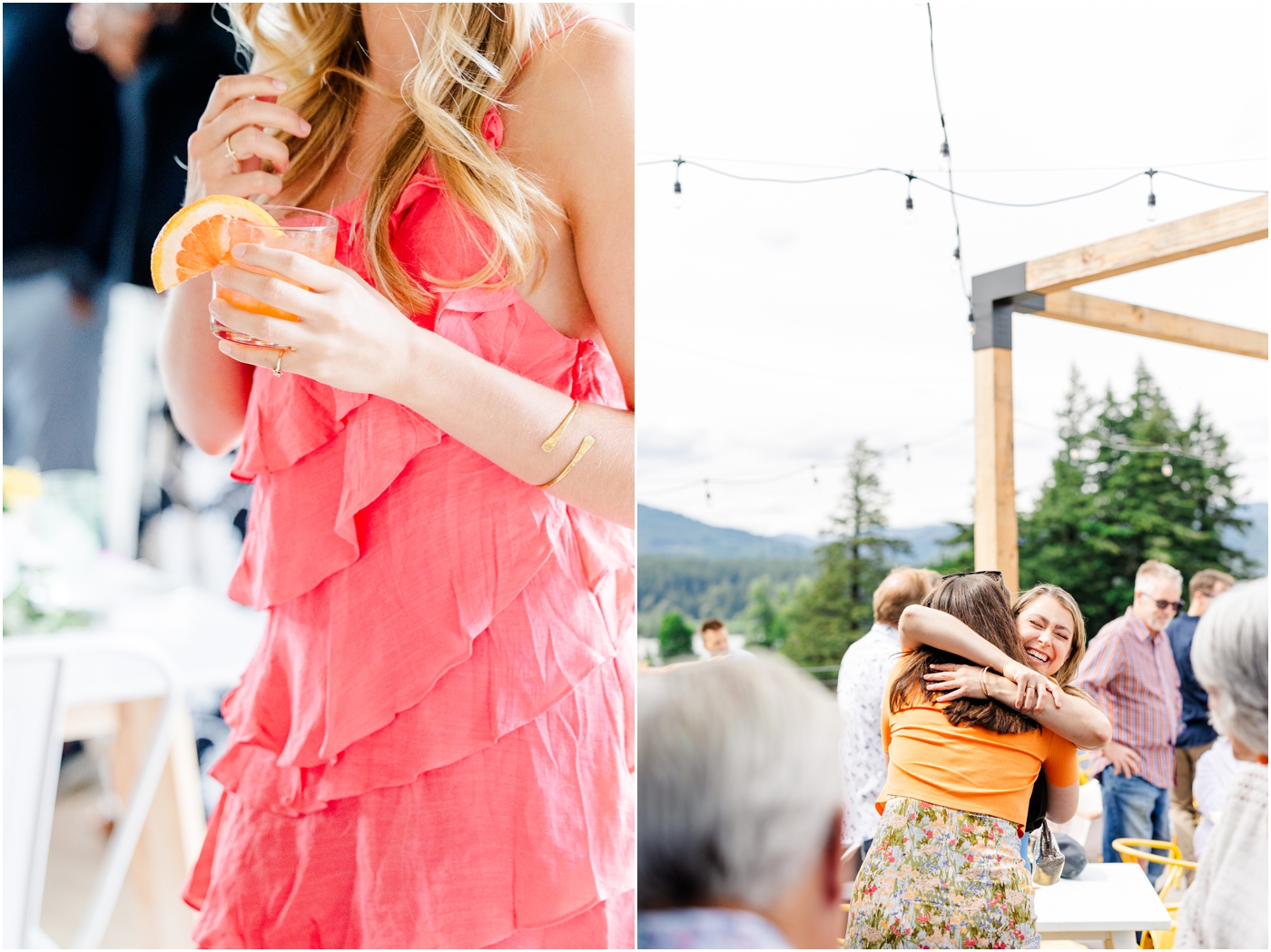 Wedding Weekend Welcome Party in Cascade Locks, Oregon at the Gorges