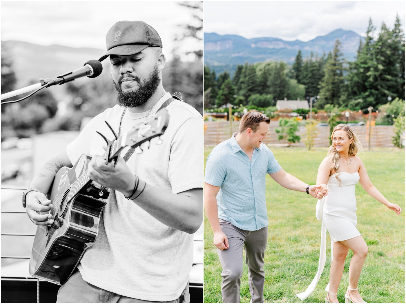 Wedding Weekend Welcome Party in Cascade Locks, Oregon at the Gorges