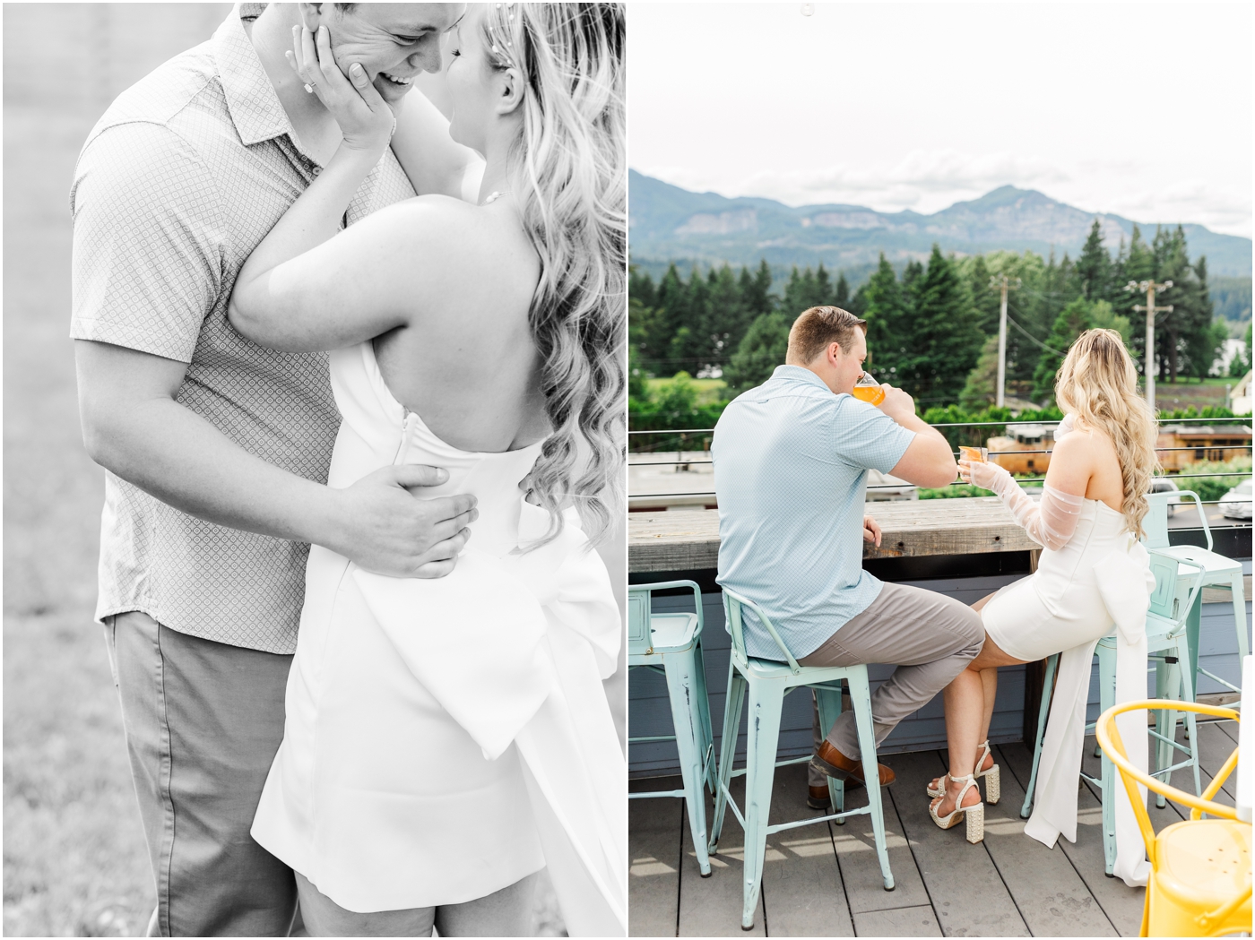 Wedding Weekend Welcome Party in Cascade Locks, Oregon at the Gorges