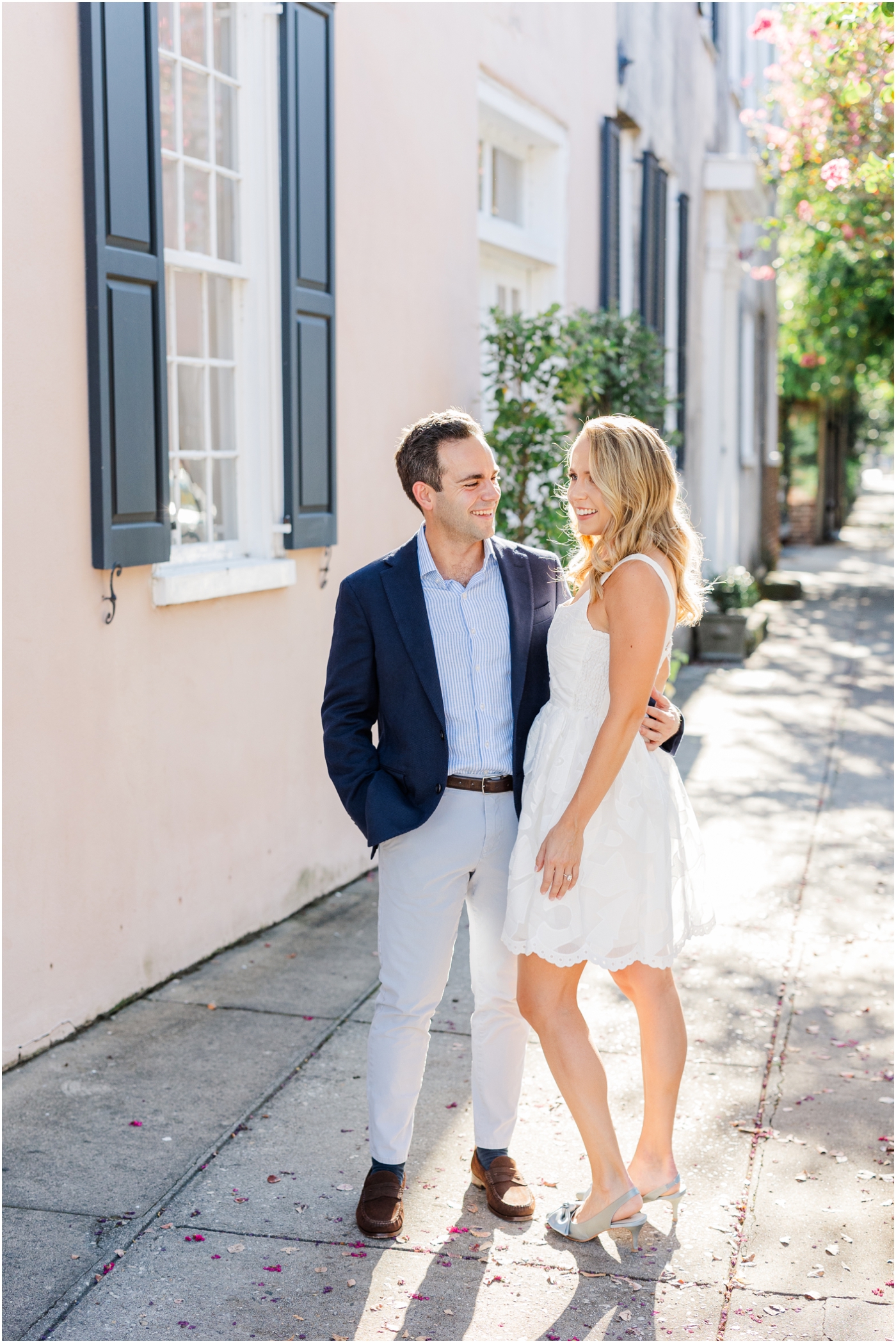 Charleston engagement session in downtown