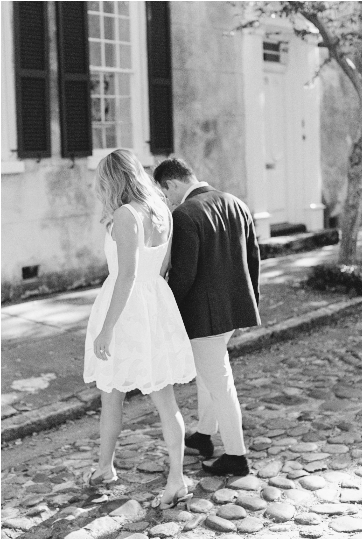 charleston engagement session on Chalmers street 