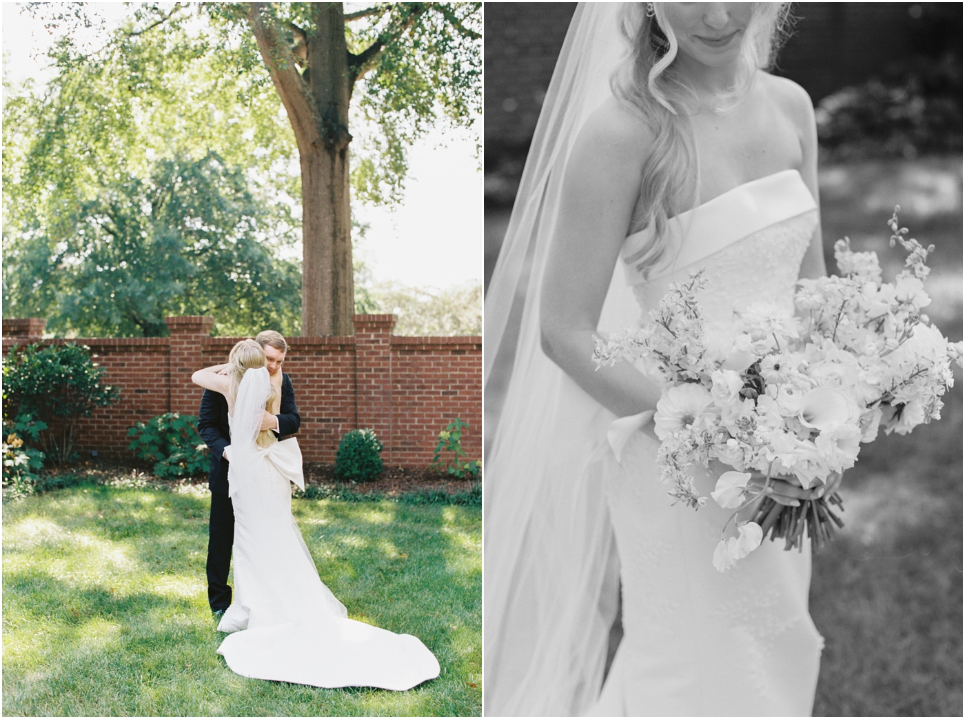 Piedmont club wedding in spartanburg film photography