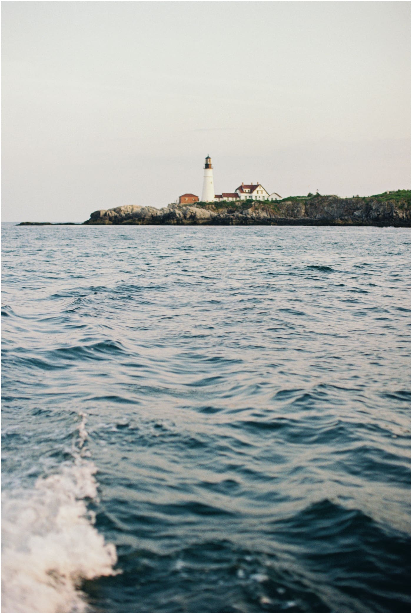 film photo of Portland head light 