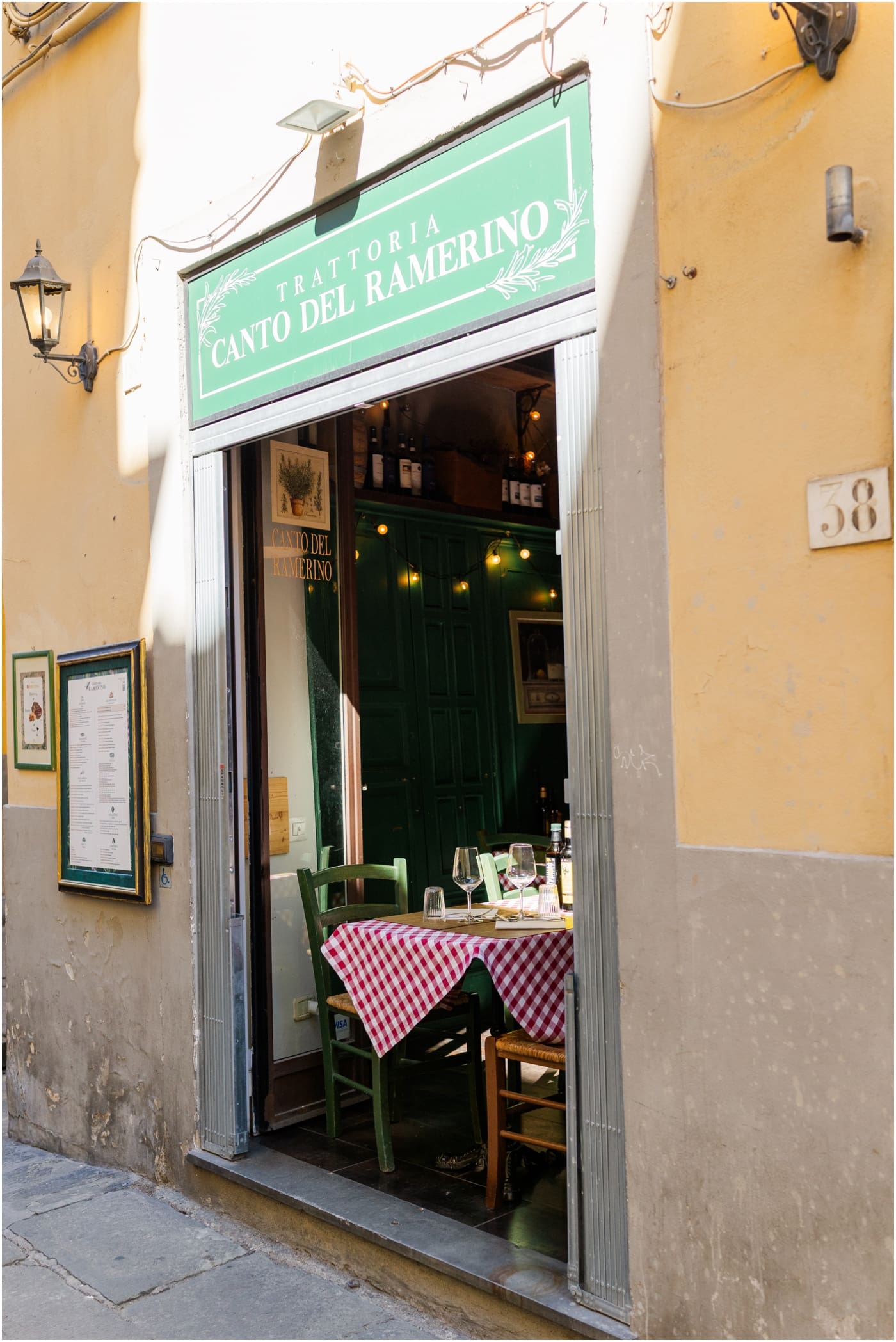 A trattoria in Florence italy 