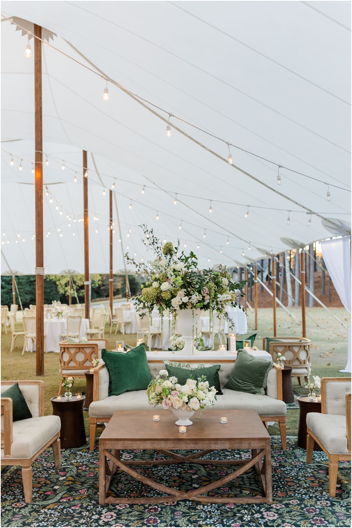 reception details at the reserve at lake keowee