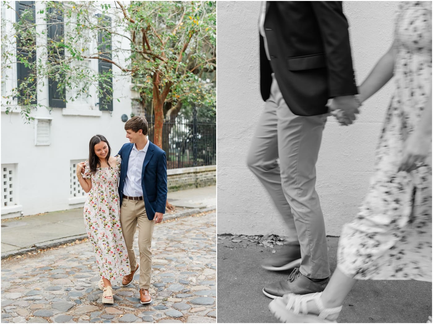 historic charleston engagement session