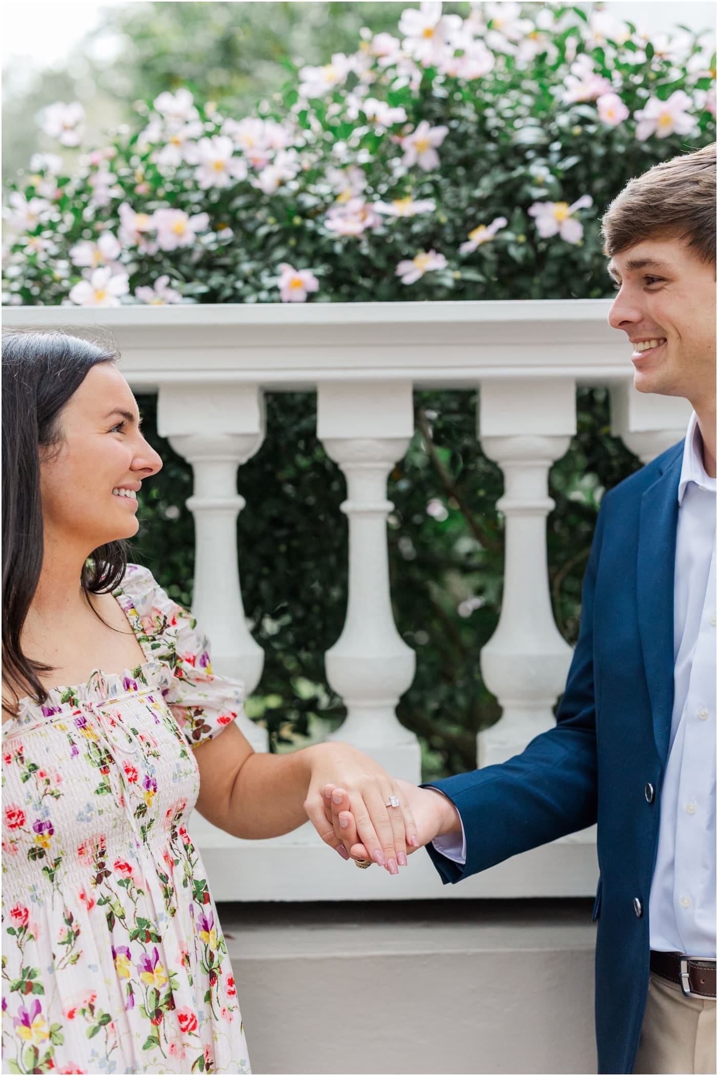 fall historic charleston engagement session